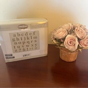 Creative Cafe Traditional 4 Inch Foam Alphabet Stamp Set 32pc Hampton Art V56157